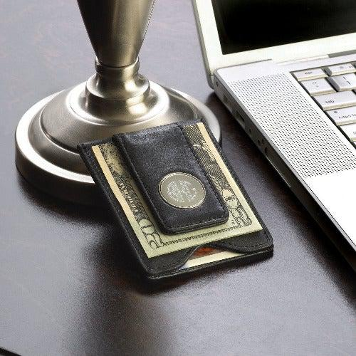 Monogram Wallet and Money Clip - Leather