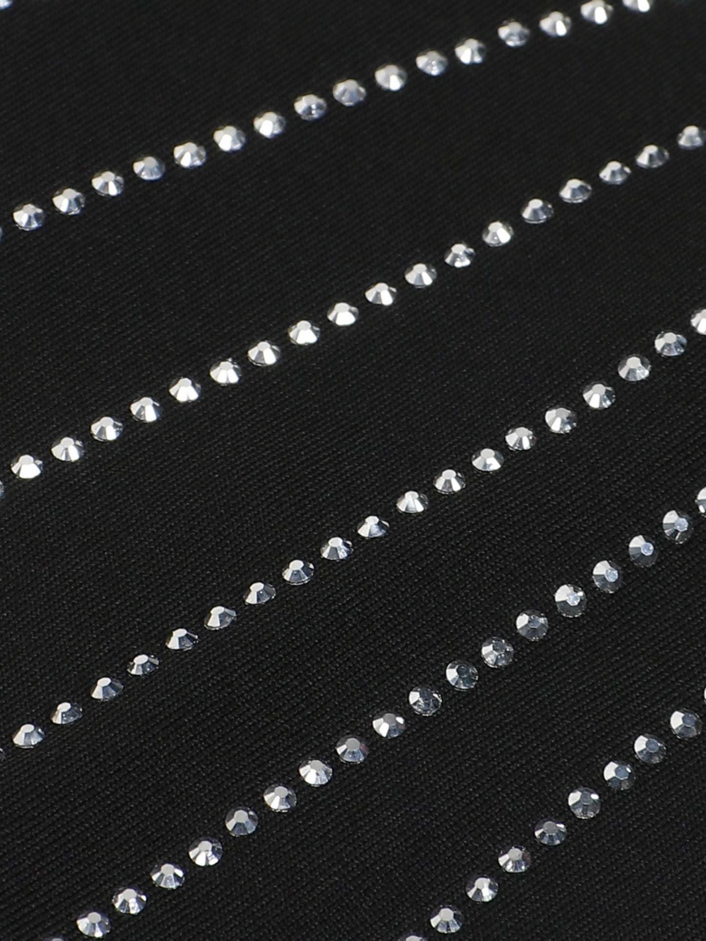 Rhinestone Evening Dress, Sleeveless Solid Color Dress, Prom Dress, Women's Clothing