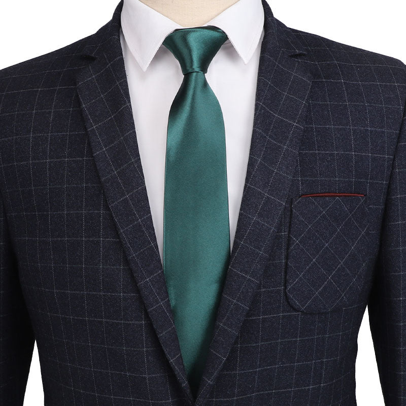 1 Pc Men's Tie Simple Necktie For Wedding, Prom, Homecoming