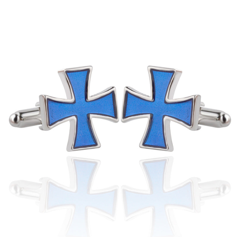 1pair Cross Design Cufflinks, Cufflinks for Suits, Crosses