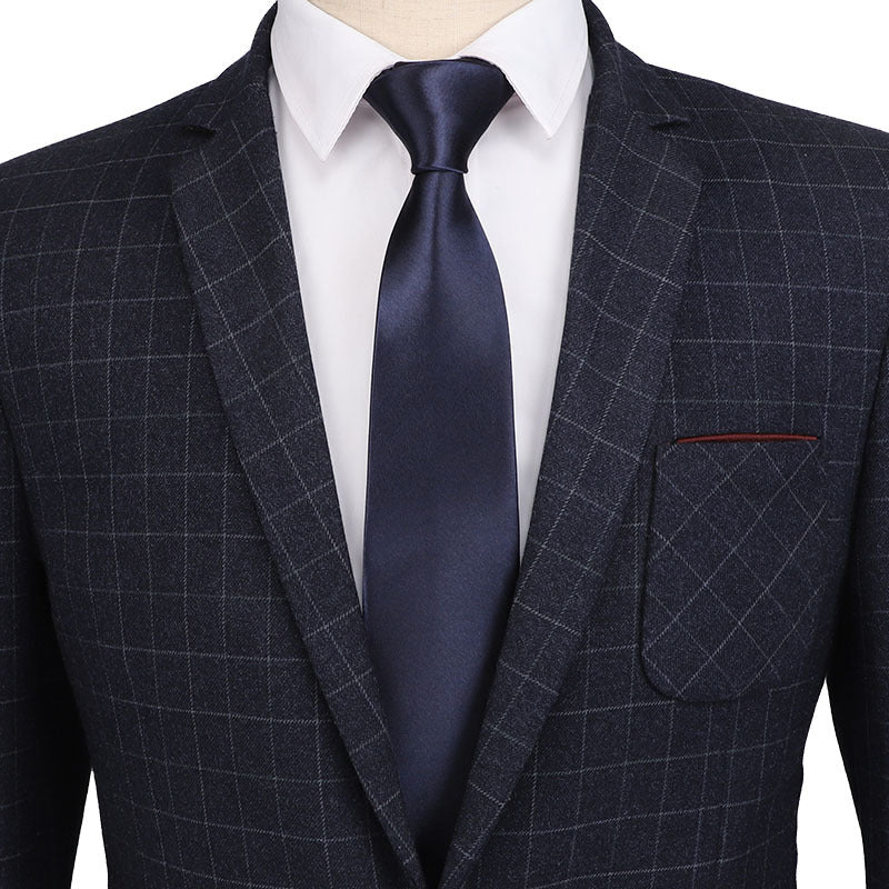 1 Pc Men's Tie Simple Necktie For Wedding, Prom, Homecoming