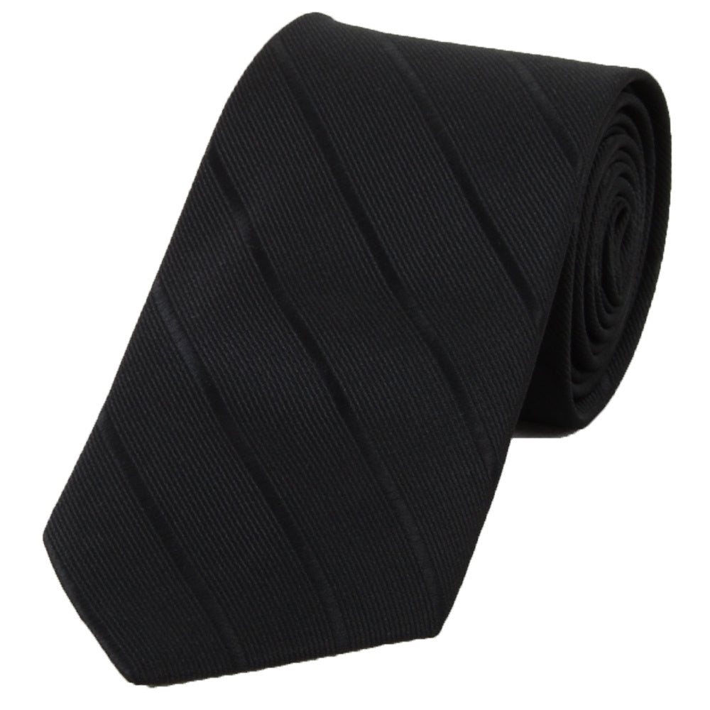 Solid Satin Tie Pure Color Necktie For Men