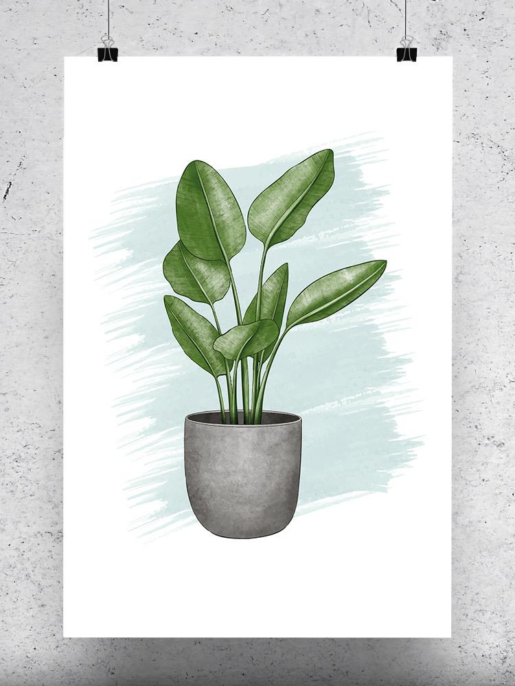 Plant In A Pot Poster -SmartPrintsInk Designs