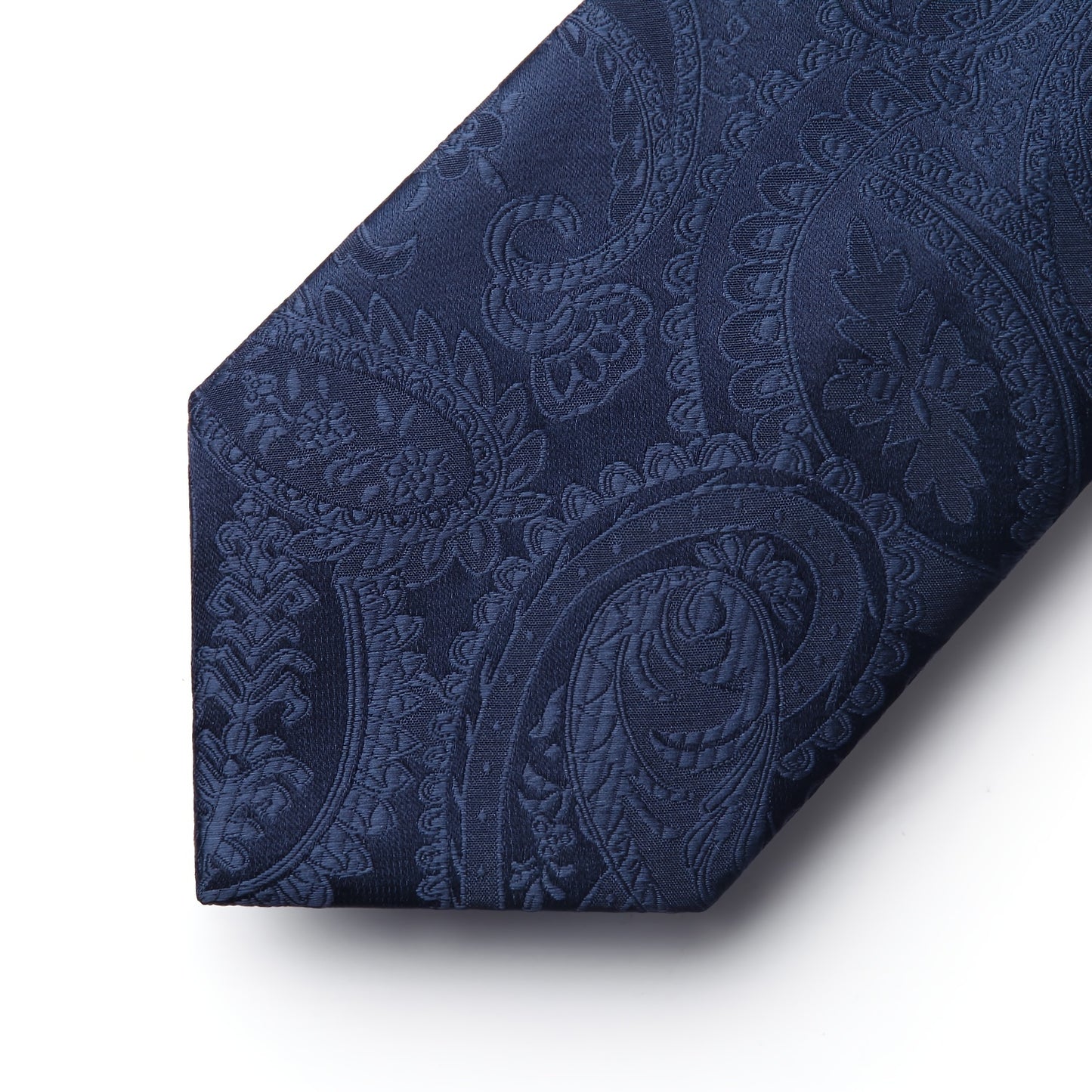 1pc Dark Pattern Paisley Tie, Mens Tie, Formal Neck Tie