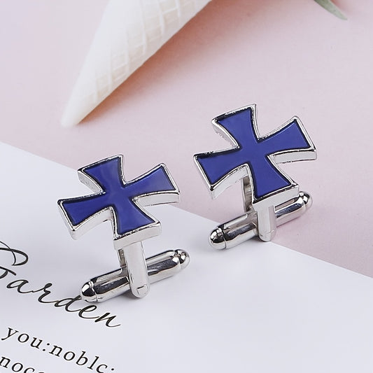 1pair Cross Design Cufflinks, Cufflinks for Suits, Crosses