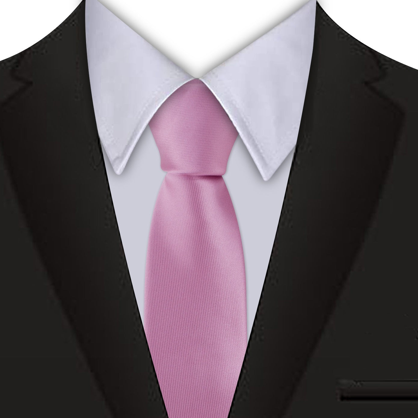 1 pc Men's Solid Pure Color, 2.36"(6cm), Plain Formal Ties , Handmade Narrow Tie