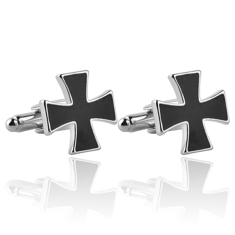 1pair Cross Design Cufflinks, Cufflinks for Suits, Crosses