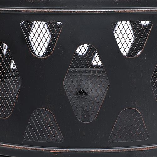 23.62'' H x 26.18'' W Steel Wood Burning Outdoor Fire Pit