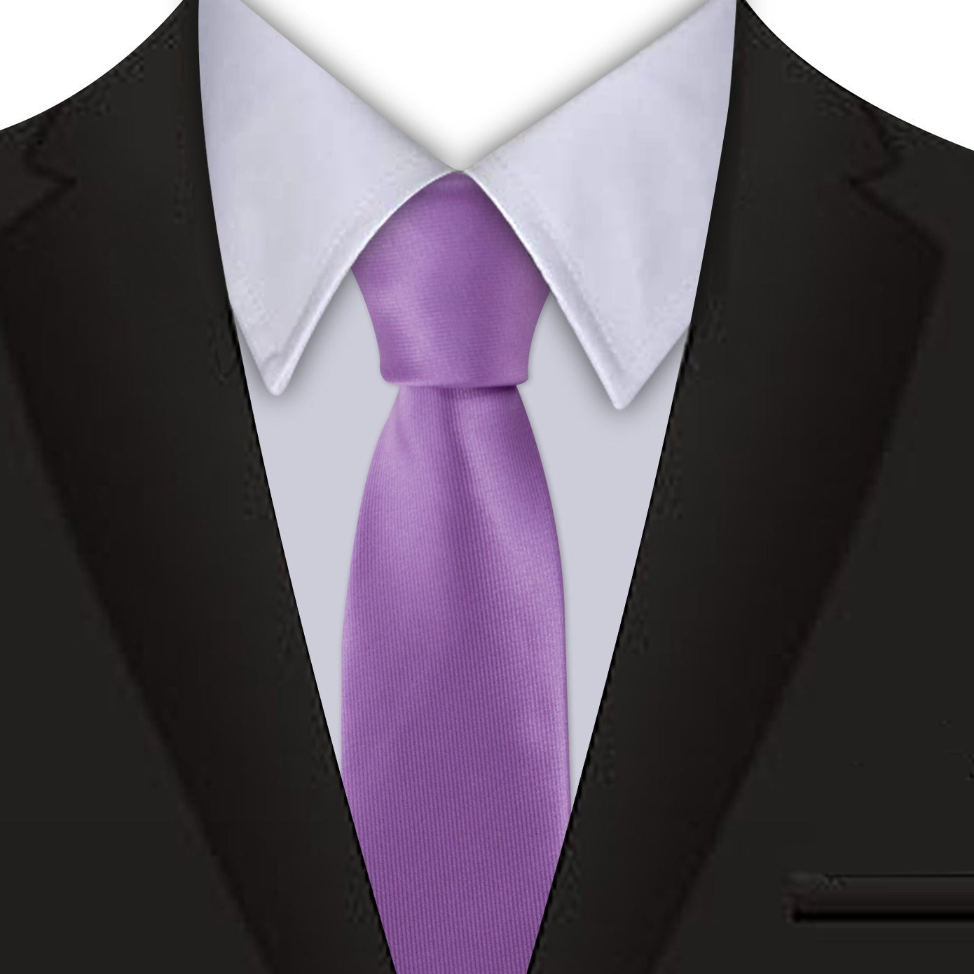 1 pc Men's Solid Pure Color, 2.36"(6cm), Plain Formal Ties , Handmade Narrow Tie