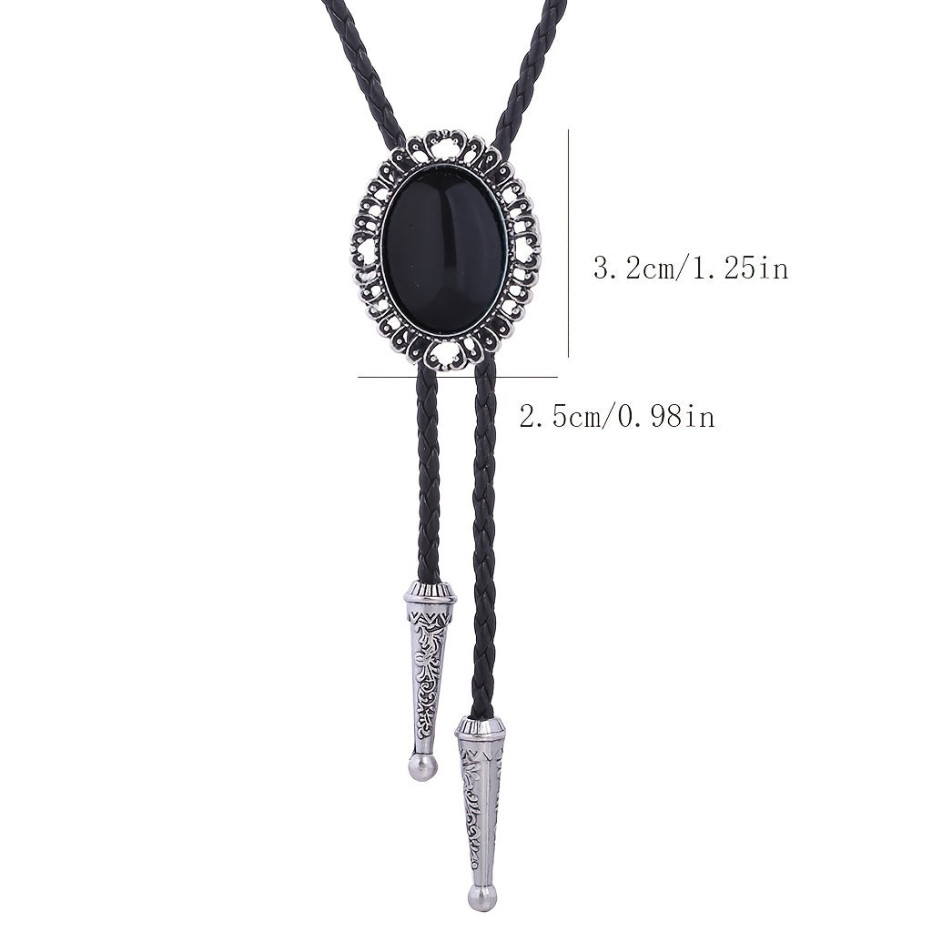 BOLO Tie For Women Men, Bridegroom Wedding Necklace, Vintage, Western Cowboy Necktie