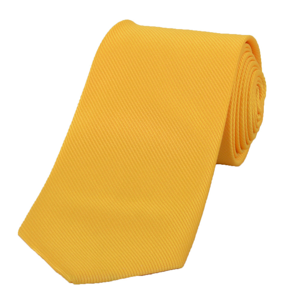 Solid Satin Tie Pure Color Necktie For Men