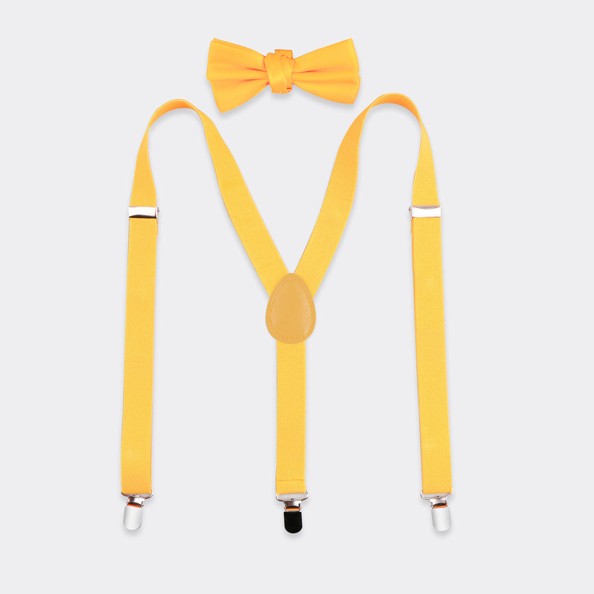 1 set Tuxedo Bow Tie And Suspender Set, Adjustable Men's Bow Ties And Y-Shape Suspenders